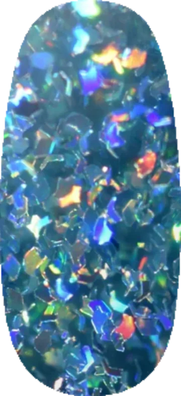 Blue Flakie Holo Taco swatch