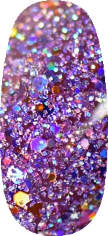 Glitterally Purple swatch