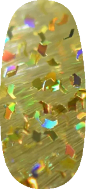 Gold Flakie Holo Taco swatch