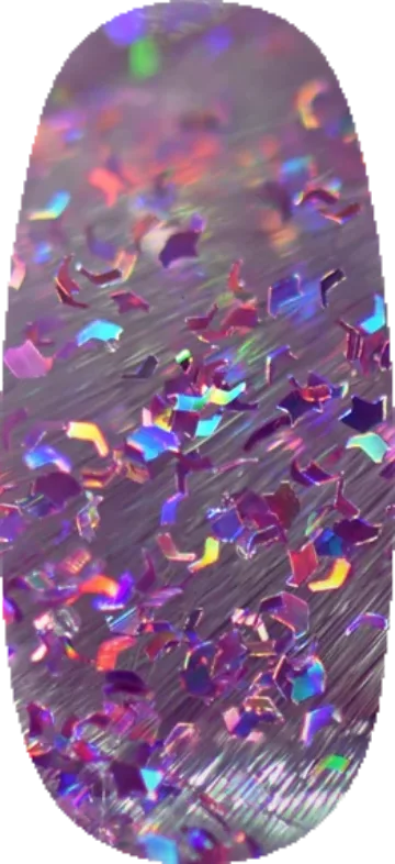 Purple Flakie Holo Taco swatch