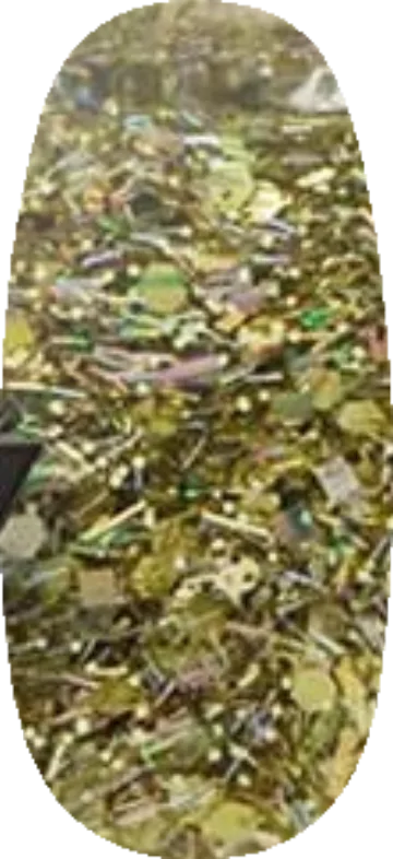 Party Time Glitter Top Coat swatch
