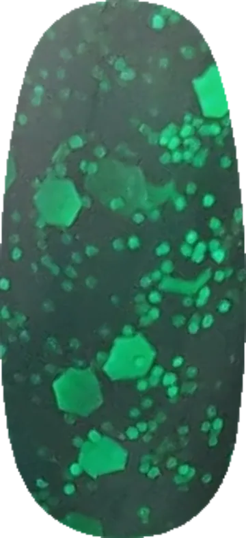Green Tinsel swatch